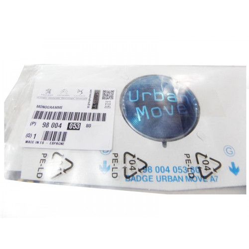 آرم URBAN MOVE مناسب برای 206 و 207 اورجینال پژو ساخت اسپانیا