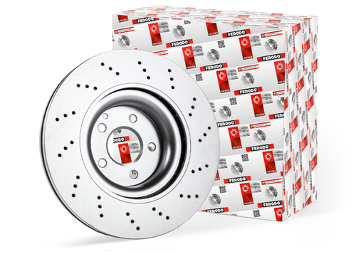 دیسک چرخ جلو سوراخدار 206 و 207 فرودو اورجینال ساخت بلژیک